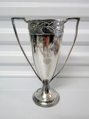 Vintage Canadian County Girls Basketball Loving Cup Trophy dated 1926