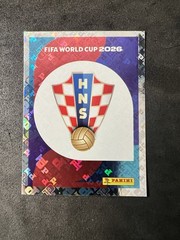 2026 Panini FIFA World Cup Sticker Foil Team Logo #CRO1 Croatia