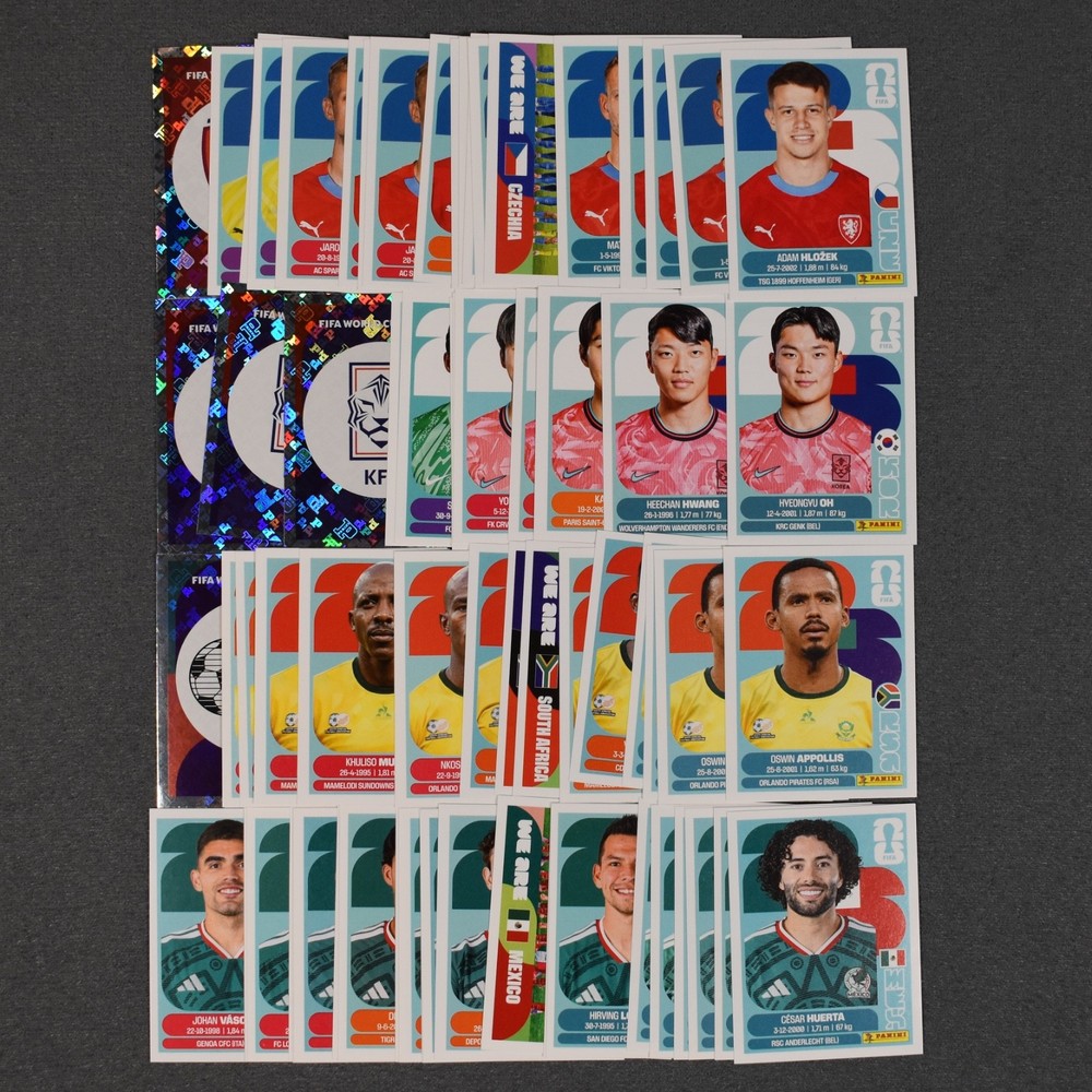 2026 Panini FIFA World Cup Stickers — YOU PICK — US Version — White — Groups A-D