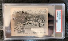 1892 John L Sullivan James J Corbett Ticket PSA 3 Just 8 Higher 1st Modern Glove