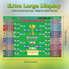 2026 Soccer World Championship Wall Art 40″ x 28″ — Fade-Proof Tournament Poster