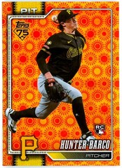 2026 Topps Series 2 Hunter Barco #398 ROOKIE Orange Foil «SUN»
