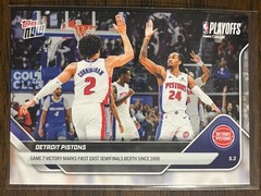 2025-26 Topps Now NBA 291 Cade Cunningham Daniss Jenkins Detroit Pistons