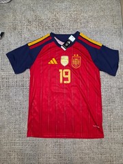 Spain Lamine Yamal #19 World Cup 2026