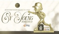 RARE Paul Skenes STH EXCLUSIVE GOLD CY YOUNG BOBBLEHEAD MINT / Unopened