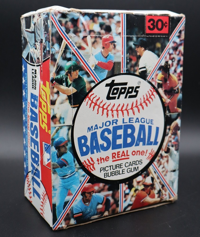 1981 Topps Baseball Wax Empty Display Box