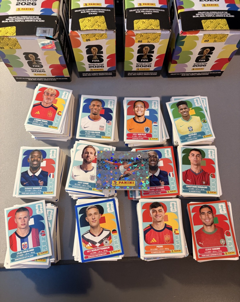 2026 Panini FIFA World Cup Stickers US Edition Pick Your Sticker Singles NM