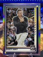 2025-26 Panini Donruss Basketball — Dusty May #15 Silver Optic Prizm