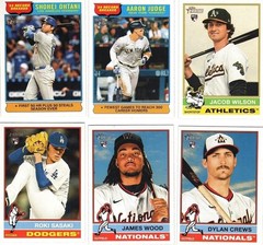 2025 Topps Heritage Low & High Series Complete Base Set — 1-400 & 501-700