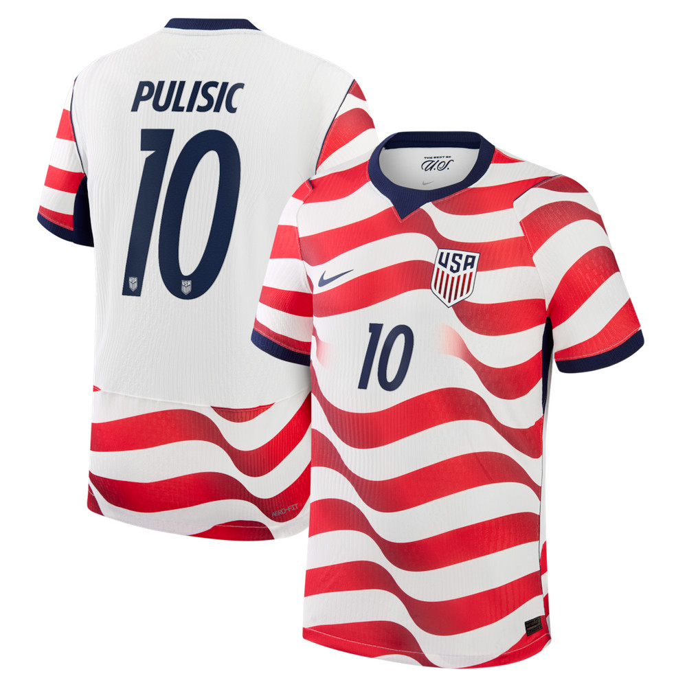 Nike USMNT 2026 Pulisic #10 Home AUTHENTIC MATCH Jersey — (Sizes: M, L, XL)