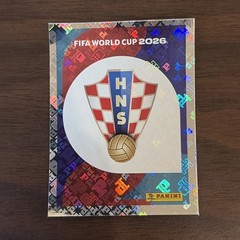 2026 Panini FIFA World Cup Croatia Crest CRO1 Foil Sticker HNS Emblem