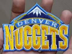 Denver Nuggets NBA Team Logo Iron On Patch — Sew Patch — Embroidered Patch