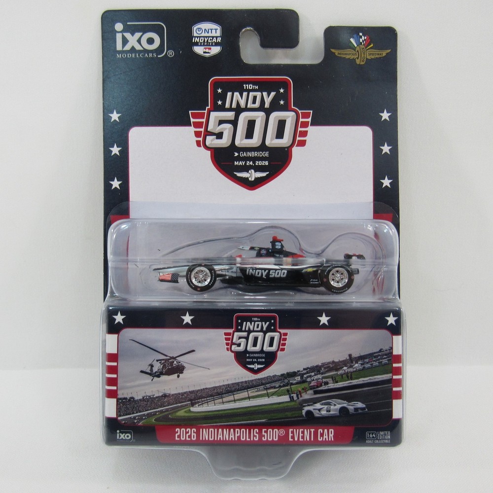 2026 Indy 500 Event Diecast 1:64 ixo IndyCar Models 110TH Running This Is May