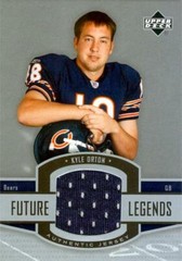 Kyle Orton jersey relic football card Bears 2005 Upper Deck Future Legends #FLKO