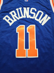 Jalen Brunson #11 NY Blue Knicks Men’s Stitched Jerseys (S-2XL)