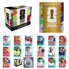 Panini FIFA World Cup 2026 Premium Gold Hardcover Album + LATAM Stickers Box