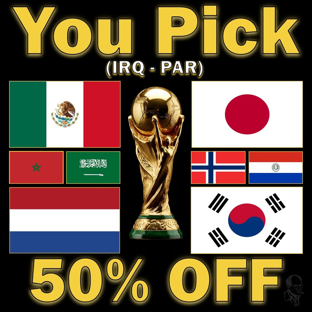 Panini World Cup 2026 Stickers — Complete Your Set — You Pick — 50%OFF (IRQ-PAR)