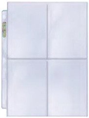 50 Ultra Pro Platinum 4-Pocket Pages Protectors 3-1/2 x 5-1/4 New Sheets