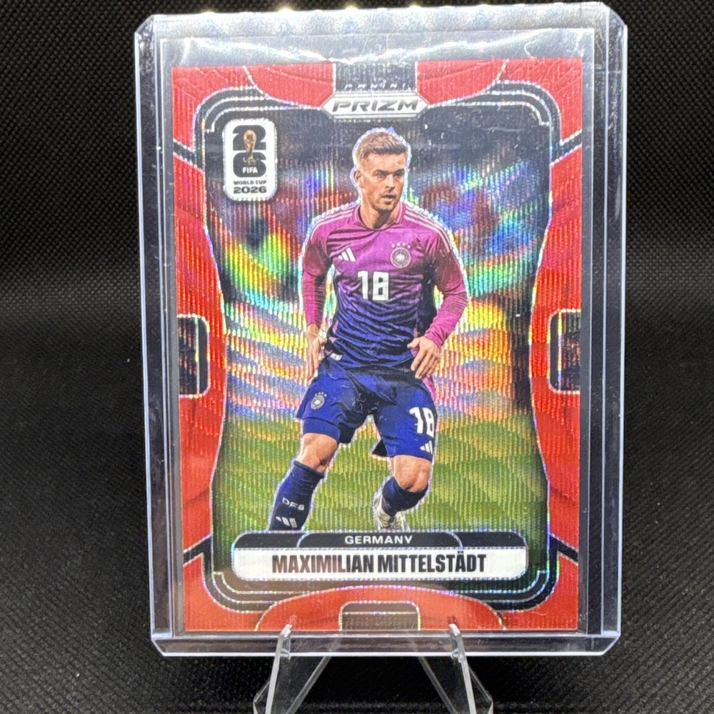 Panini 2026 Prizm FIFA World Cup Maximilian Mittelstädt Germany #47 Red Wave /39