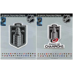 2026 NHL Stanley Cup Final Champions Hurricanes Jersey Patch Combo