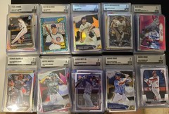 Modern Baseball Mystery Mega Box 2 Graded Cards + 10 Raw Cards Read Des 10 Boxes