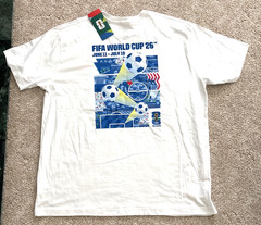 Outerstuff 2026 FIFA World Cup Philadelphia T-Shirt Host Poster XXL 2XL NEW Tag