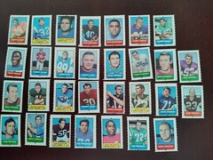 1969 Topps Football 4 in 1 individual stickers. Many To choose From.