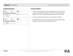 2025 PANINI MOSAIC FOOTBALL HOBBY MEGA BOX