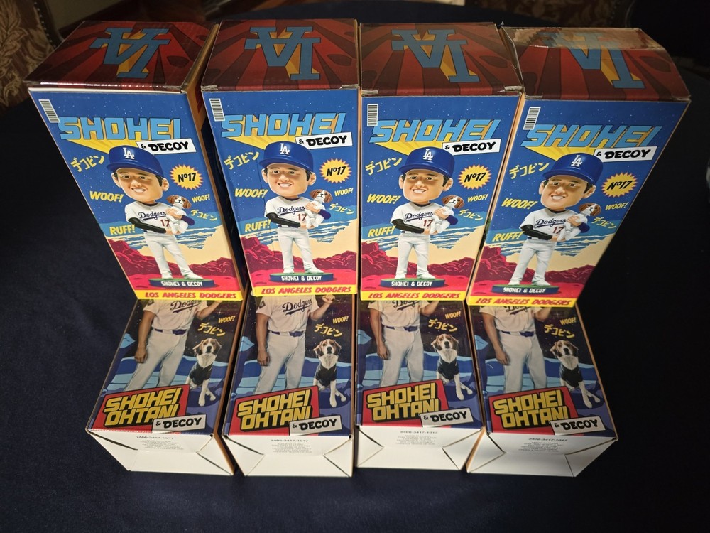 SHOHEI OHTANI & Decoy Bobblehead LA Dodgers MLB NEW Decoy NL SGA