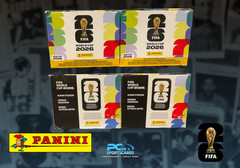 Lot x2 2026 Panini FIFA World Cup Sticker Box Online Exclusive Gold Crumple KF1