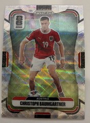 Christoph Baumgartner Austria Silver Wave Prizm 2026 Panini Prizm FIFA WC #145
