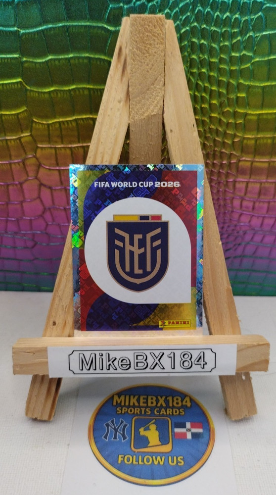 ECUADOR TEAM LOGO STICKER 2026 Panini FIFA World Cup #ECU1
