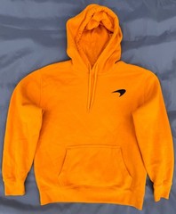 McLaren Formula 1 Team Hollister Hoodie Orange Mens XS EXC F1 Motorsport Collab