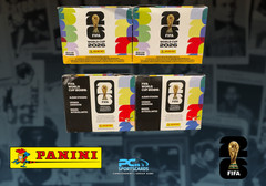 Lot x2 2026 Panini FIFA World Cup Sticker Box Online Exclusive Gold Crumple KF2