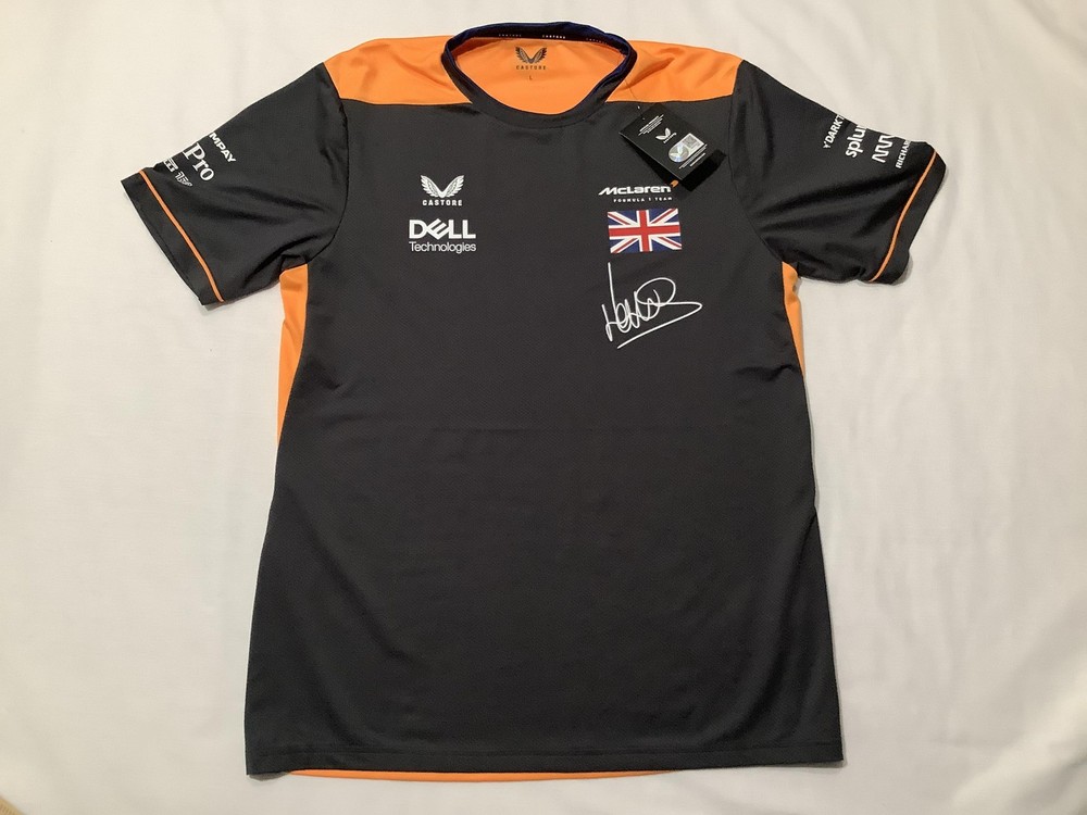 McLaren Formula 1 Team Shirt Mens Large Orange F1 Racing Castore Norris 4