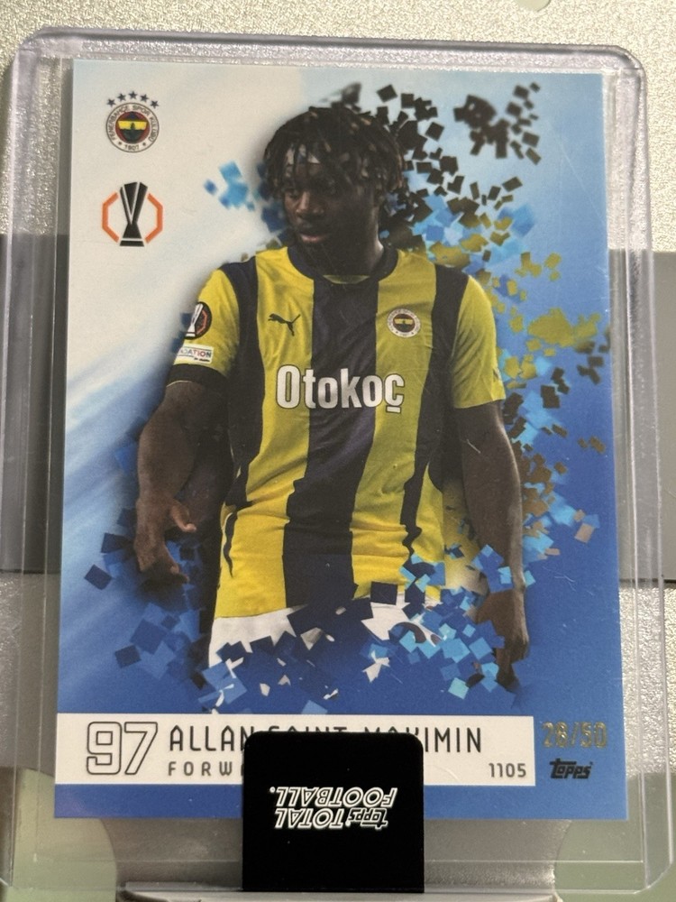 Allan Saint-Maximin 2025 Topps Total Football Fenerbahçe 28/50 (AAO)