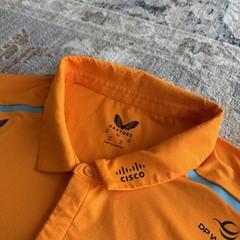 McLaren Formula 1 Team Shirt Mens 3XL Orange Castore Racing Polo F1 Uniform Top