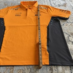 McLaren Formula 1 Team Shirt Mens 3XL Orange Castore Racing Polo F1 Uniform Top