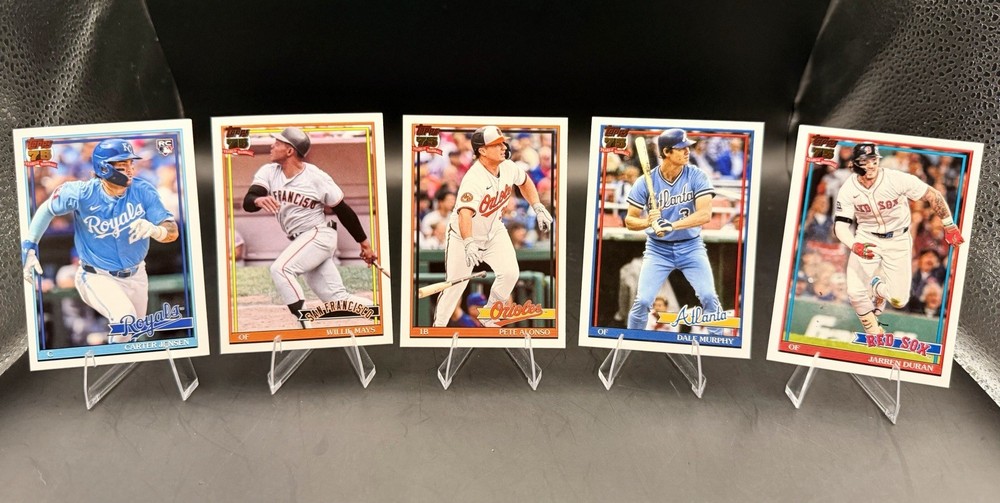 2026 Topps Series 2 1991 Insert 15 Card Lot DiMaggio Wagner Mays DeLauter More!