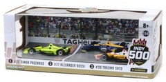 2019 Indianapolis 500 Podium 3 PC Set 1/64 Diecast Model Cars Greenlight 10856