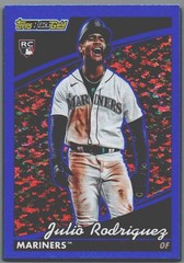 2022 Topps Update Black Gold Blue #BG12 Julio Rodriguez (RC)