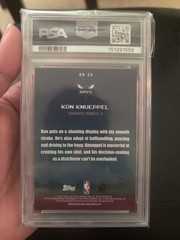 2025-26 Topps Kon Knueppel Rookie 8-Bit Ballers Gold Holofoil RC /50 PSA 8 POP 1
