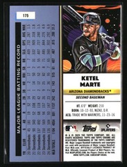 2025 Topps Chrome Cosmic Ketel Marte #175 Arizona Diamondbacks