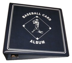 BCW 3 Inch Blue Baseball Card D-Ring Album binder