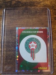 2026 Panini FIFA World Cup Stickers — Morocco Team Logo Badge Foil #MAR 1