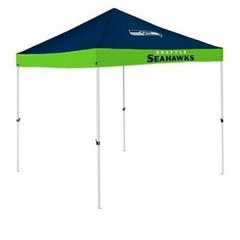 LOGO BRANDS NFL ECONOMY 9FTx9FT CANOPY EZ-UP TENT, CHOOSE TEAM