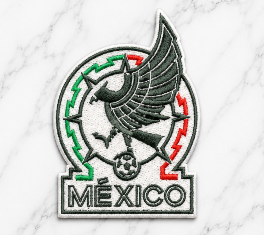 MEXICO SOCCER NATIONAL TEAM FIFA EMBROIDERED IRON ON PATCH 2.25″X3″ FREE SHIPPIN