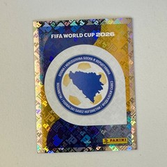 BOSNIA HERZEGOVINA Team Foil Logo Emblem BIH1 2026 Panini FIFA World Cup Sticker