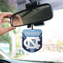 North Carolina Tar Heels Air Freshener Fresh Scent 2 Pack Car Truck 3×3 Inches
