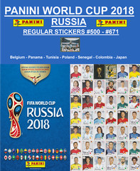 PANINI FIFA WORLD CUP RUSSIA 2018 — REGULAR STICKERS #500-#671 -BUY 1,GET 1 FREE